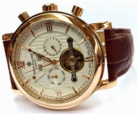 jam tangan merk patek philippe|Patek Philippe gold watch.